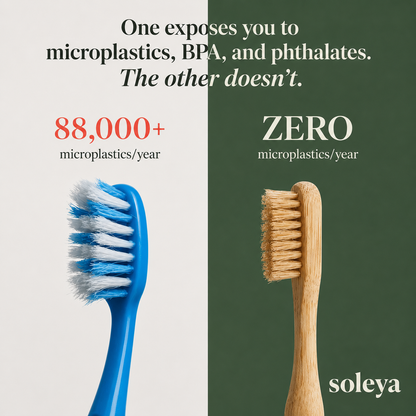 Your eco toothbrush still brushes with plastic. This one doesn't.