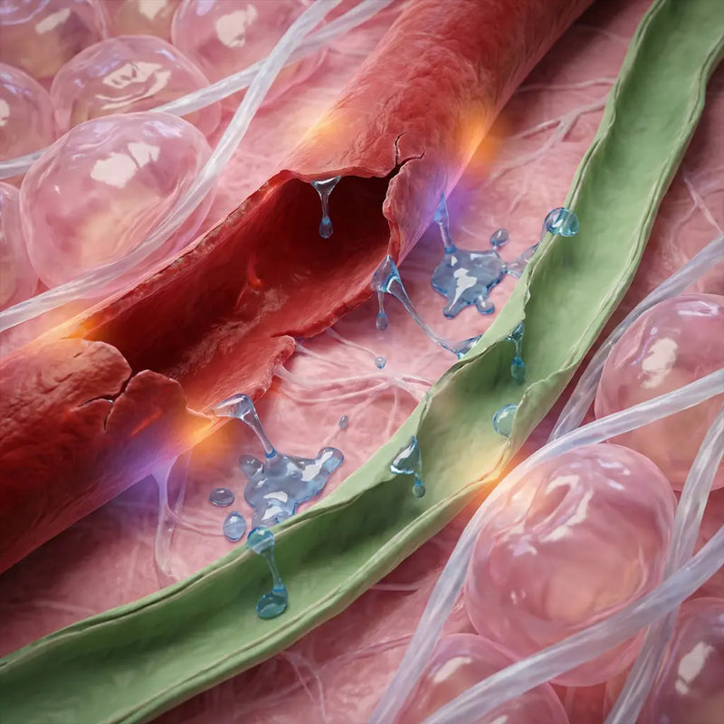 3. This damages your lymphatic vessels and membranes, makes them more 
